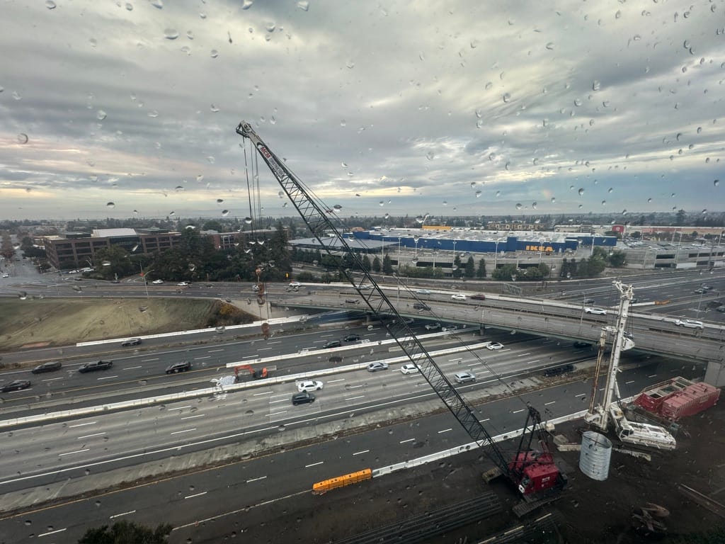 University Avenue Pedestrian Overcrossing Construction is Underway