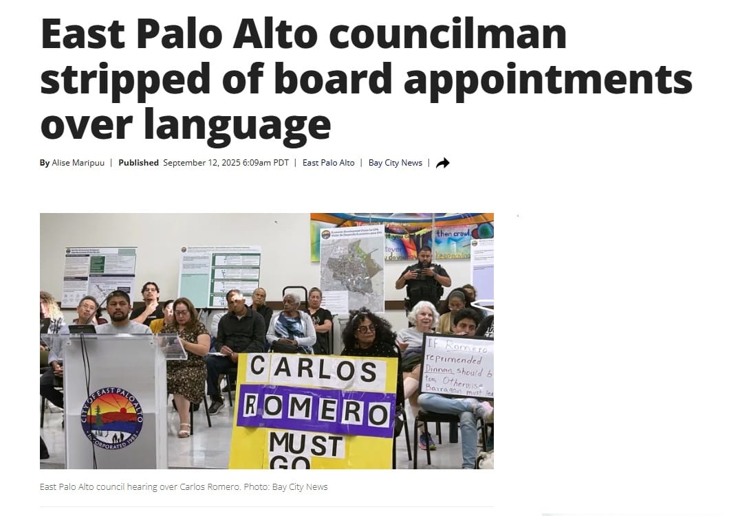 East Palo Alto's Code of Conduct for Elected Officials
