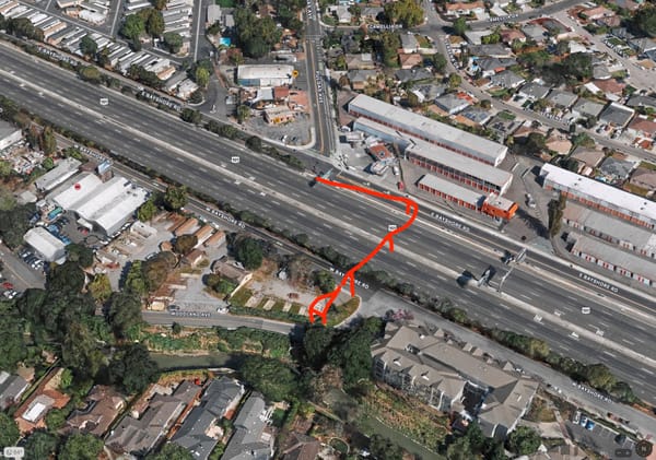 My Vision for a New Pulgas-Woodland Pedestrian/Bicycle Overcrossing