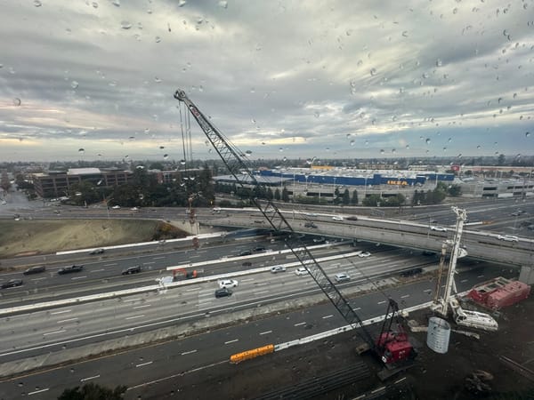 University Avenue Pedestrian Overcrossing Construction is Underway