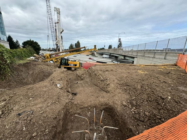 Photos from University Avenue Pedestrian Overcrossing Construction